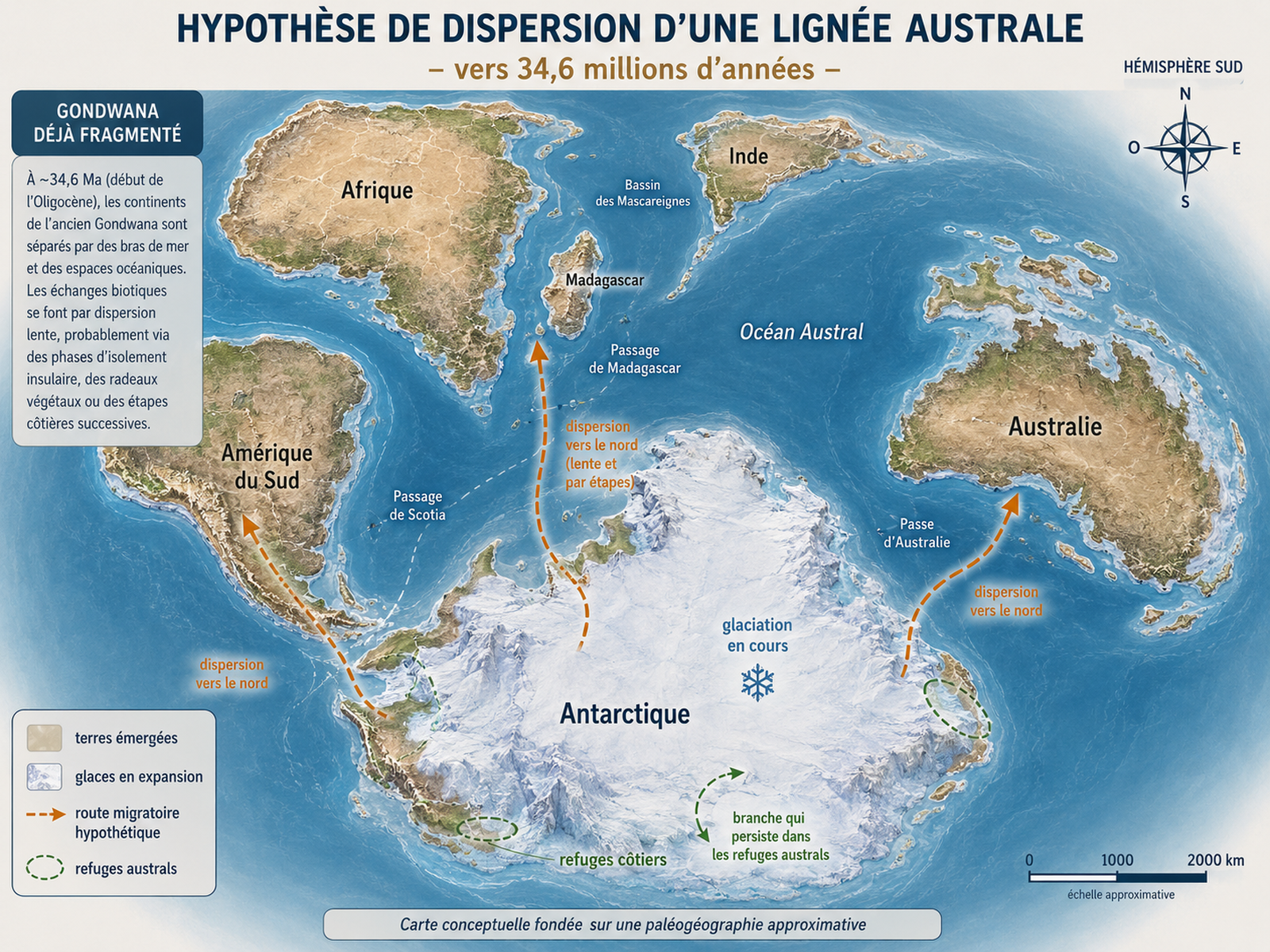 Recherches en cours sur Terra Australis